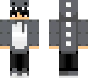 gray dino hoodie