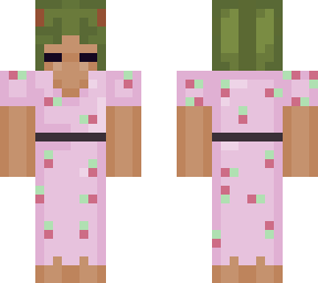 green haired ram girl