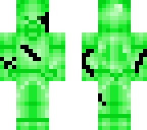 infected green steve
