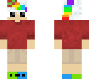 me - scar's hat, *****'s jumper, mumbo's shorts, and bdub's eyes