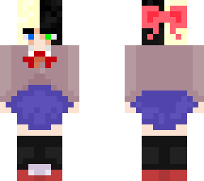 me if i was in ddlc (doki doki literature club)