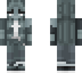 monochromatic teal girl (original skin not mine - colour by me)