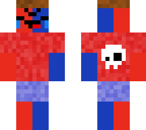 noob with skull (angry & sad)