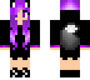purple hair wolf alpha