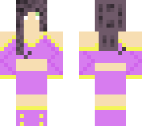 purple n gold two-piece set