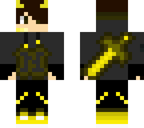 yellow gamer with horns