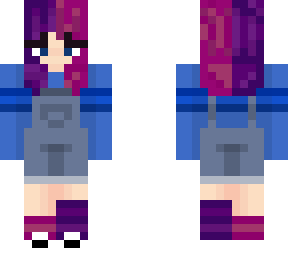 ~half pink half purple~