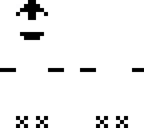 black and white