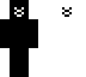 black and white skin