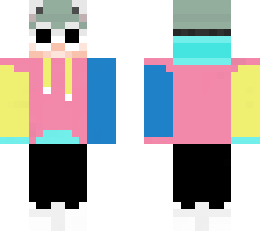 block hoodie with clout glasses and a frog hat