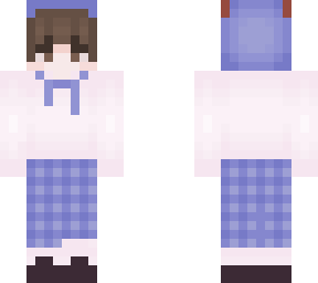 blue axolotl boy *bow instead of tie