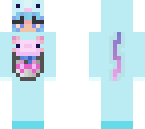 cyan axolotl pj
