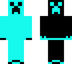 double creeper aqua and black