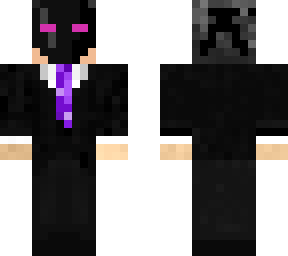 enderman con traje