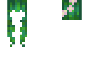 floral vines // green hair hb
