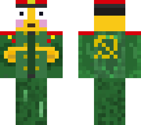flushed communist soldier