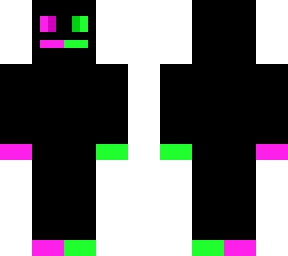 green and pink