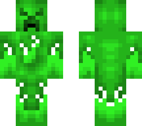 green flame angry creeper