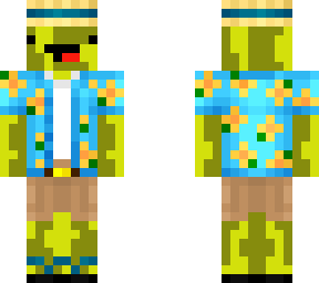 melon in hawaiian shirt