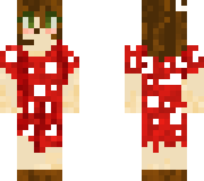 mushroom dress girl