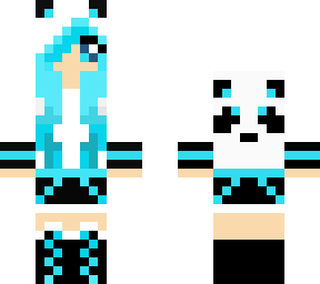 niebieska panda