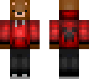 oso con chaqueta roja