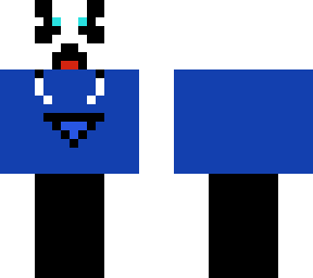 panda with a blue hoodie 2