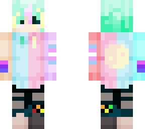 pastel multi color trans bi . karl inspired