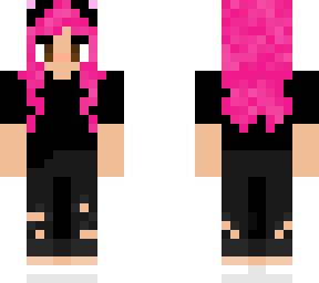 pink hair cat girl 2