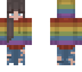 pride month girl (edit of art by thegoofycoconut07)