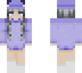 purple axolotl hat <3 - made for a friend!