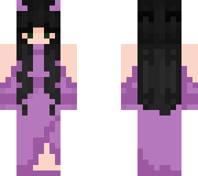 purple dress