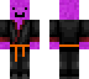 purple orange belt man