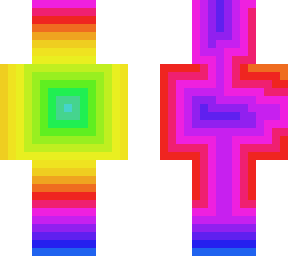 rainbow skin