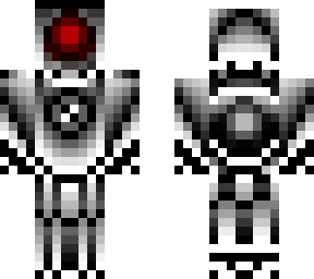 robot with red eye