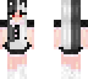 split dyed maid girl