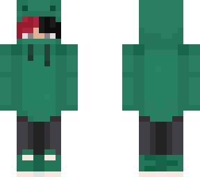 split-hair frog hood