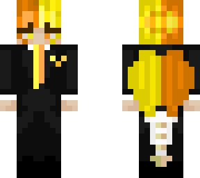 suit w no mask w bun