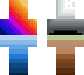 sunset and moon skin