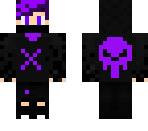 xs purple and black hoodie