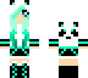 zielona panda