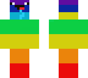 “rainbow noob but backwards”