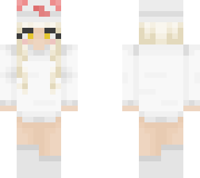 albino snake hat <3