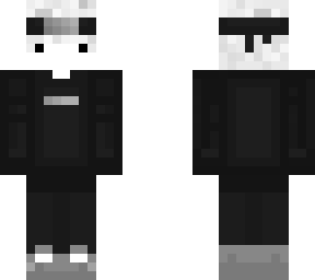 black and white