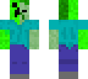 creeper zombie steve