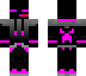 enderman skin with headphones