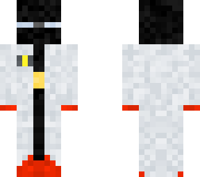 flaming enderman scientist