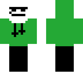 green hoode with shades