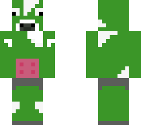 green minecraft cow (second remake)