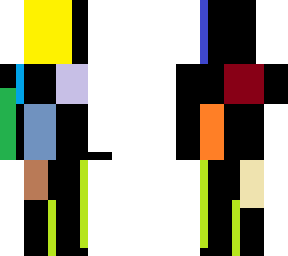 large pixel man